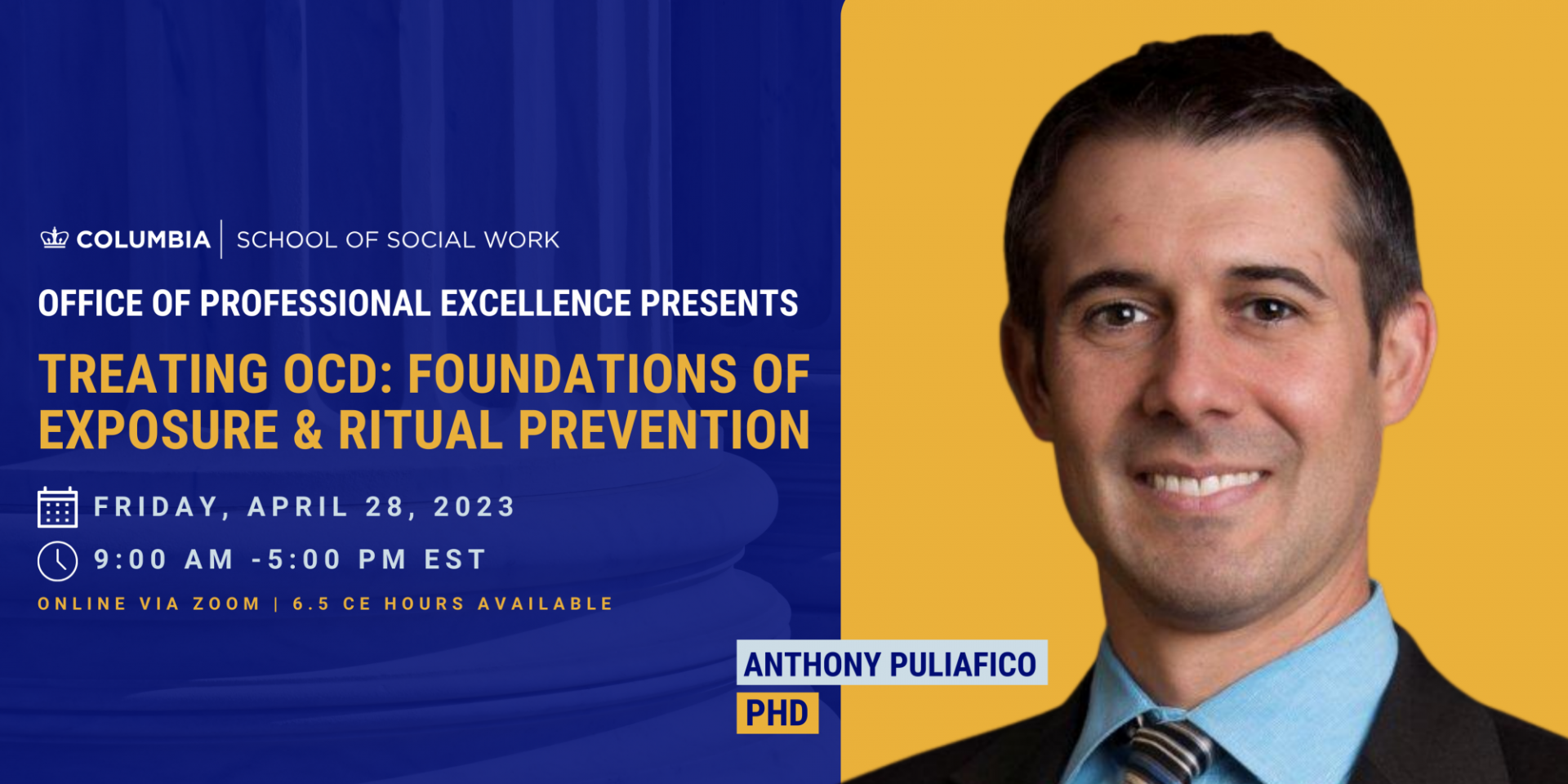 Treating OCD: Foundations of Exposure & Ritual Prevention with Dr. Tony Puliafico